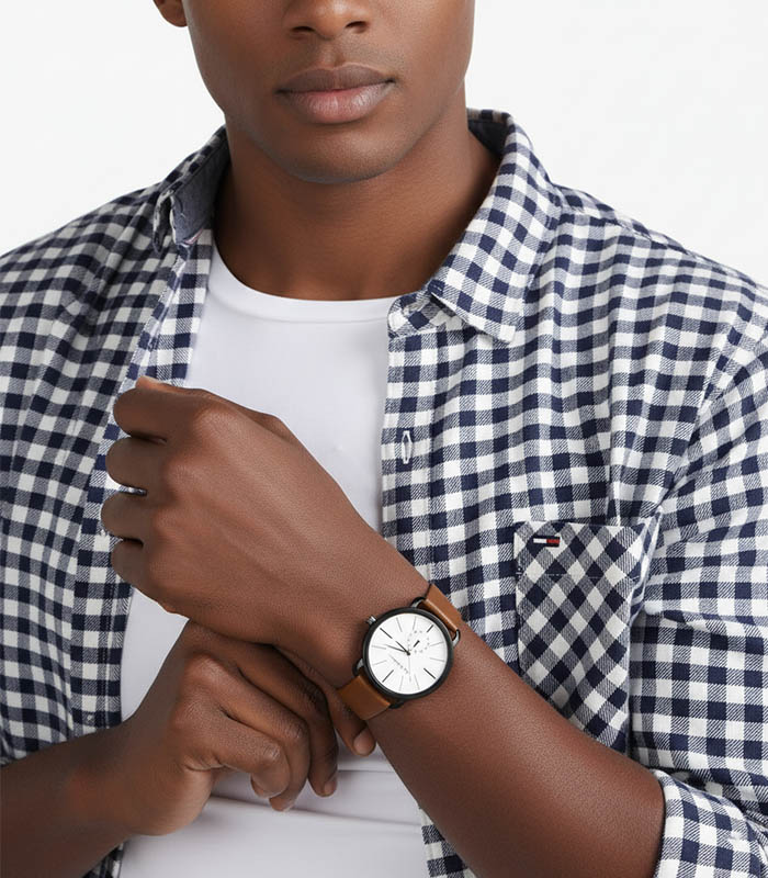 Beige Analogue Watch