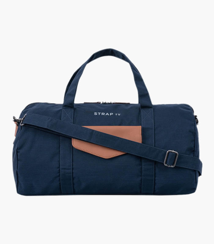 Blue-Solid-Duffel-Bag-1