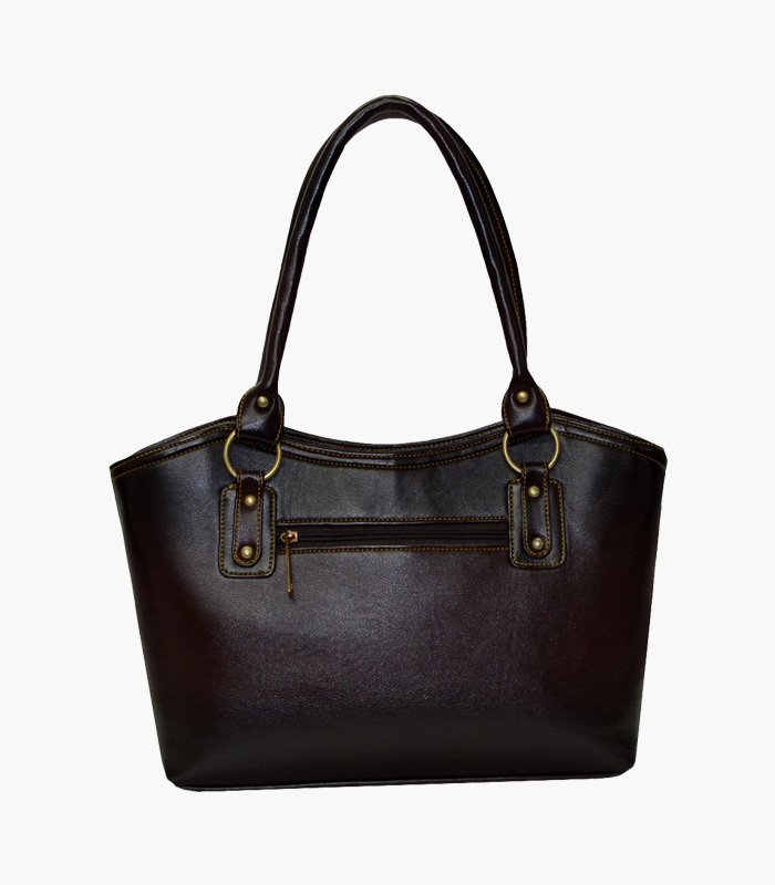 Brown-Self-Design-Shoulder-Bag-2