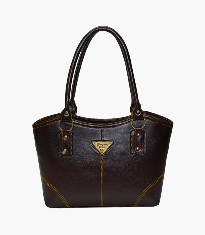 Brown-Self-Design-Shoulder-Bag