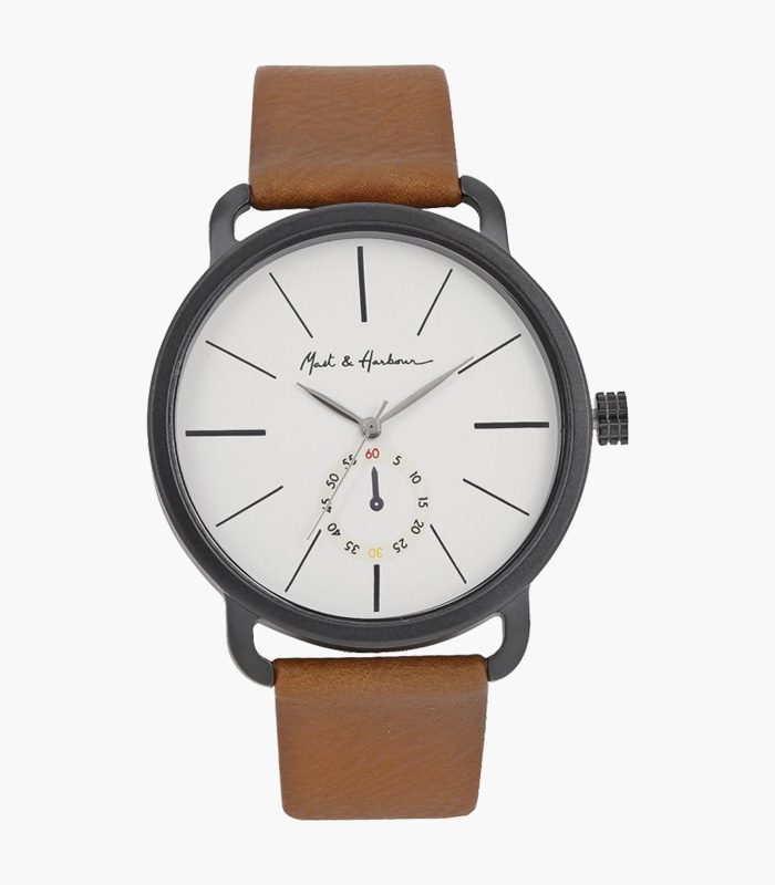 Men-Beige-Analogue-Watch