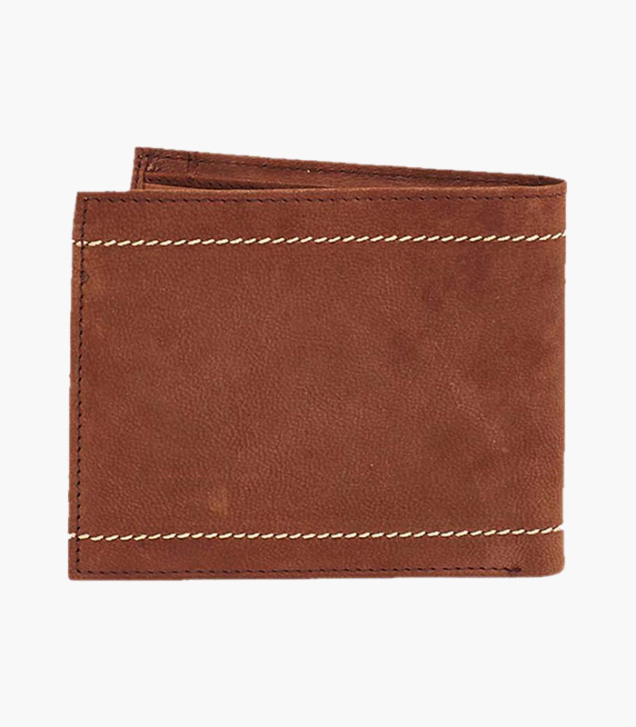 Men-Brown-Solid-Two-Fold-Leather-Wallet-2