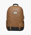 Tan Solid Laptop Backpack