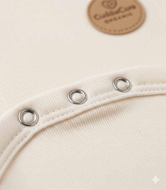 PataFasta, Baby Organic Onesie (0–24m) - “CuddleCore Organic Baby Bodysuit” 1