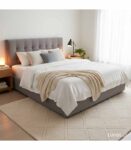 Bedroom - Upholstered Platform Bed with Storage “LunaLift Storage Bed