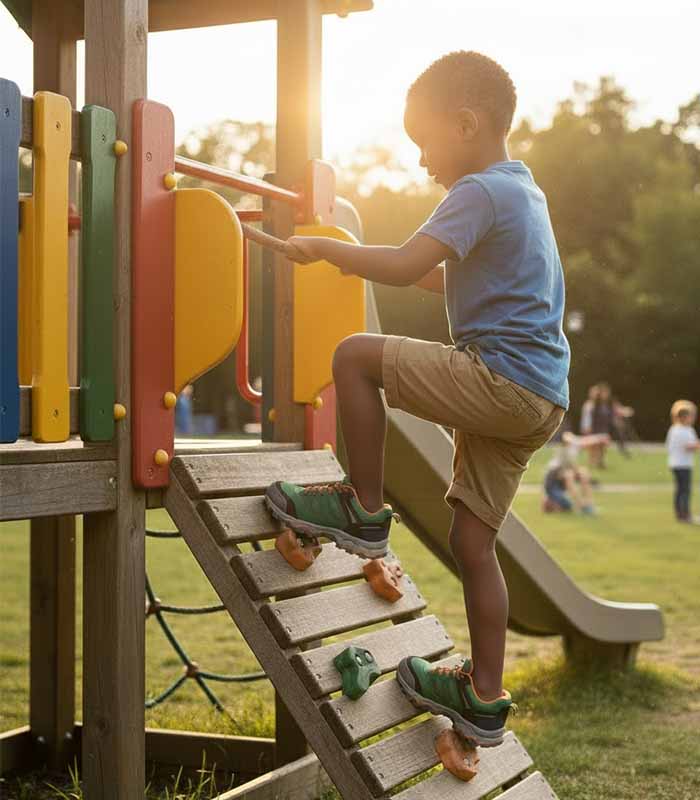 PataFasta, Boys’ Athletic Trainers - “TrailTrek Boys’ Grip Trainers” (4)