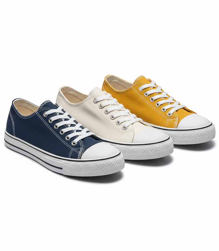 PataFasta, Classic Canvas Low-Top Casual Sneakers - Unisex Retro Street Style 2