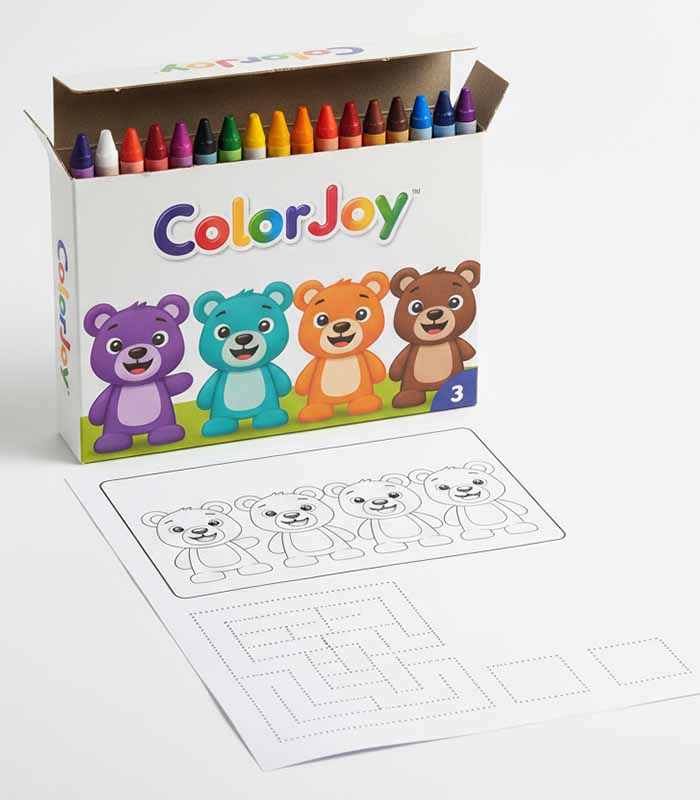 PataFasta, Crayons (Non-Toxic) - “ColorJoy Crayon Pack (12 24 36 Colors)” 3