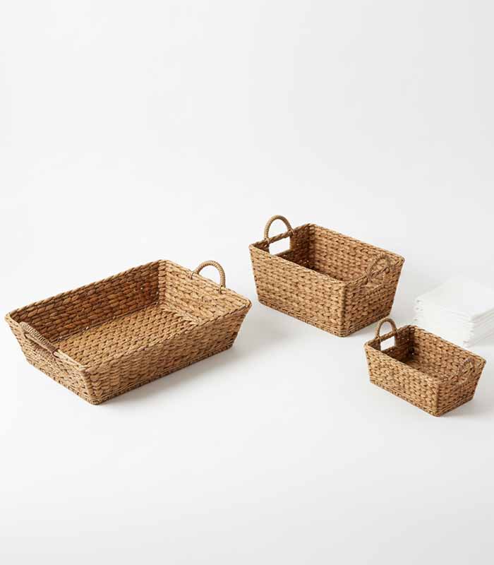 PataFasta, Decorative Storage - ModuBox Woven Storage Basket (Set of 3) 4