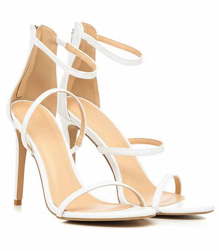 PataFasta, Fiery Red Ankle Strap Stiletto Sandals for Women 4