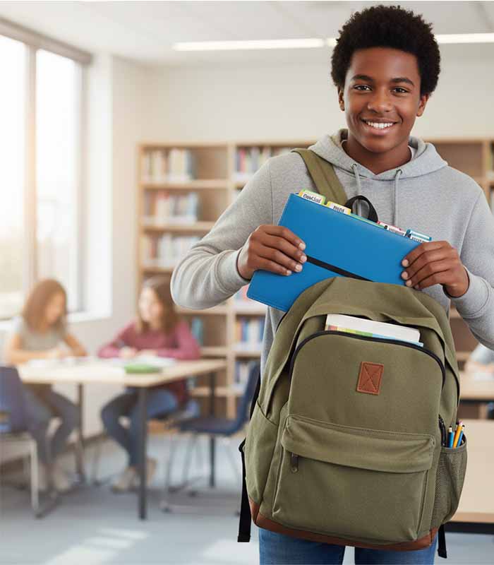 PataFasta, File Folder (Document Organizer) - “FlexTab School File Folder (Expandable)” 4