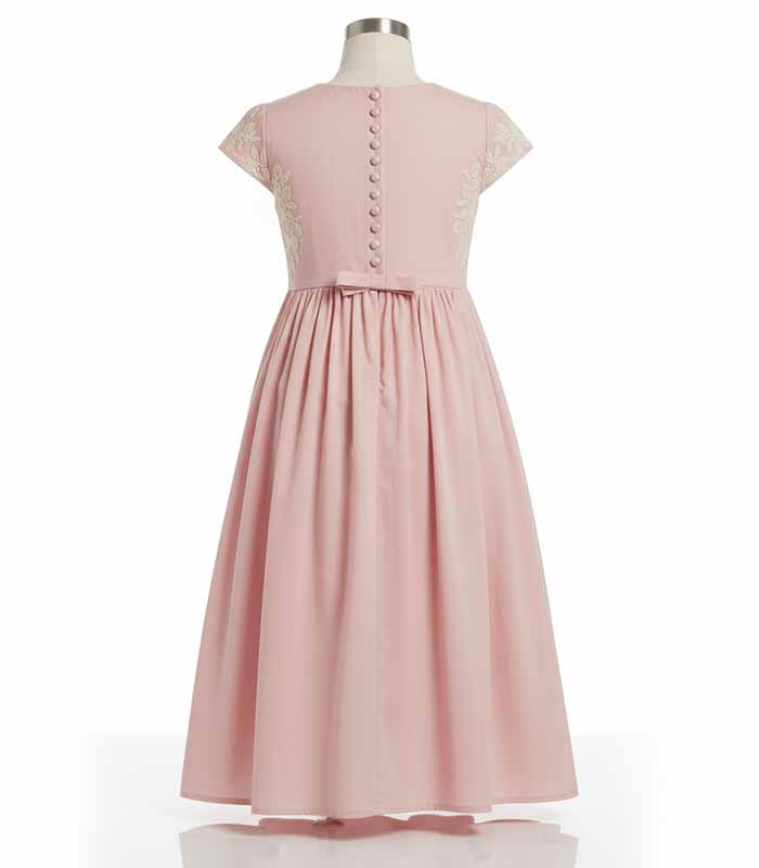 PataFasta, Girls’ Everyday Dress - “Luna Bloom Girls’ Cotton Dress” 3