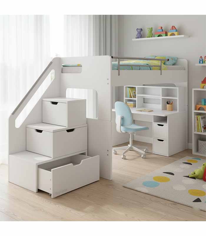 PataFasta, Kids - Convertible Bunk-to-Loft Bed “PlayGrow Convertible BunkLoft Bed” 2