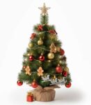 Mini Tabletop Christmas Tree (Decorated)