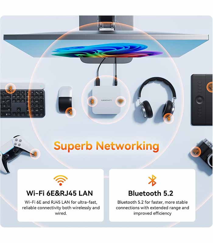 PataFasta, PC Windows 11 Intel Core I9 8950HK N5095A Desktop Pc Gaming Computer 16GB DDR4, 2TB HDD 11