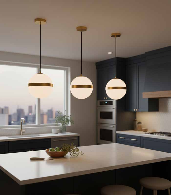 PataFasta, Pendant Light - Orbit Pendant Single-Bulb (Modern Minimal) - 1
