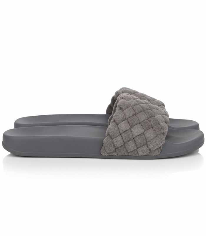 PataFasta, Quilted Terry Fabric Slide Sandals 1