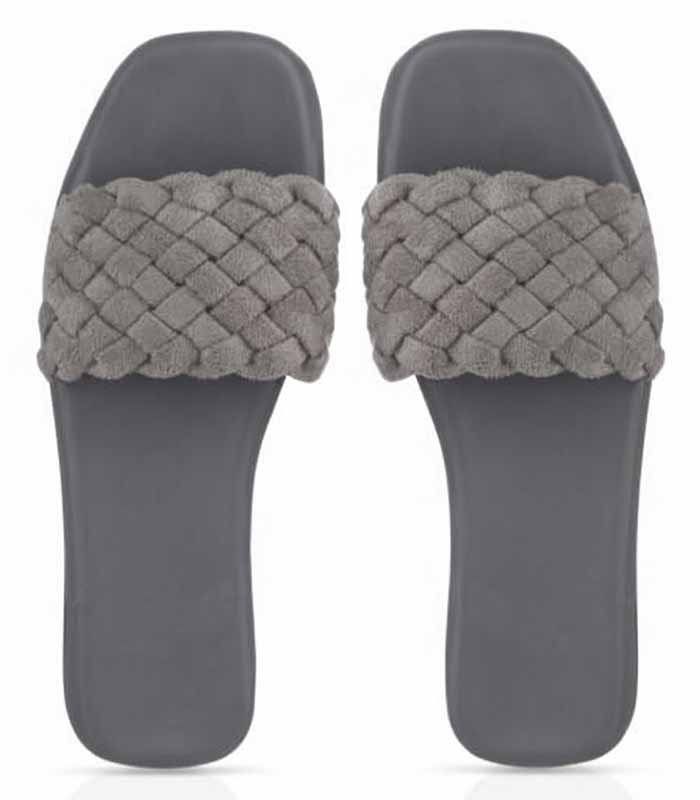 PataFasta, Quilted Terry Fabric Slide Sandals 2