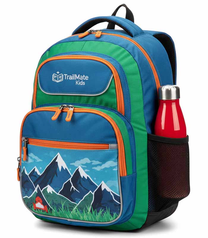 PataFasta, School Bag (Backpack) - “TrailMate Kids’ School Backpack” 1