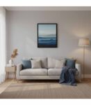 Wall Picture  - Nordic Horizon Framed Canvas Print (Landscape)