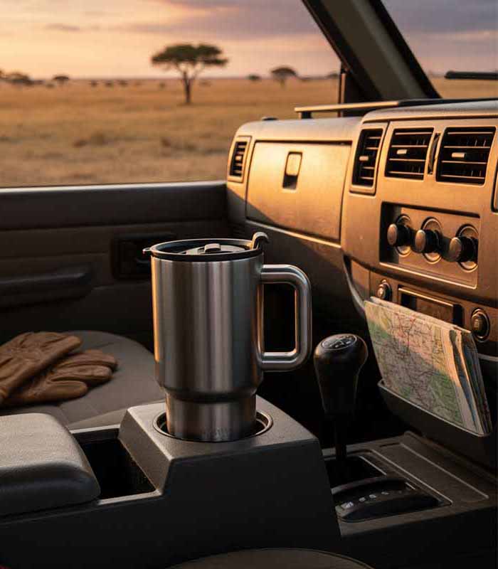 PataFasta, Water Mug - “HydraMate Stainless Steel Travel Mug” 4