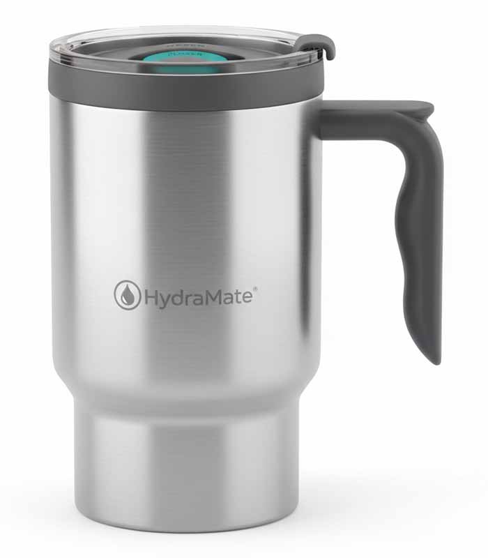 PataFasta, Water Mug - “HydraMate Stainless Steel Travel Mug” 5